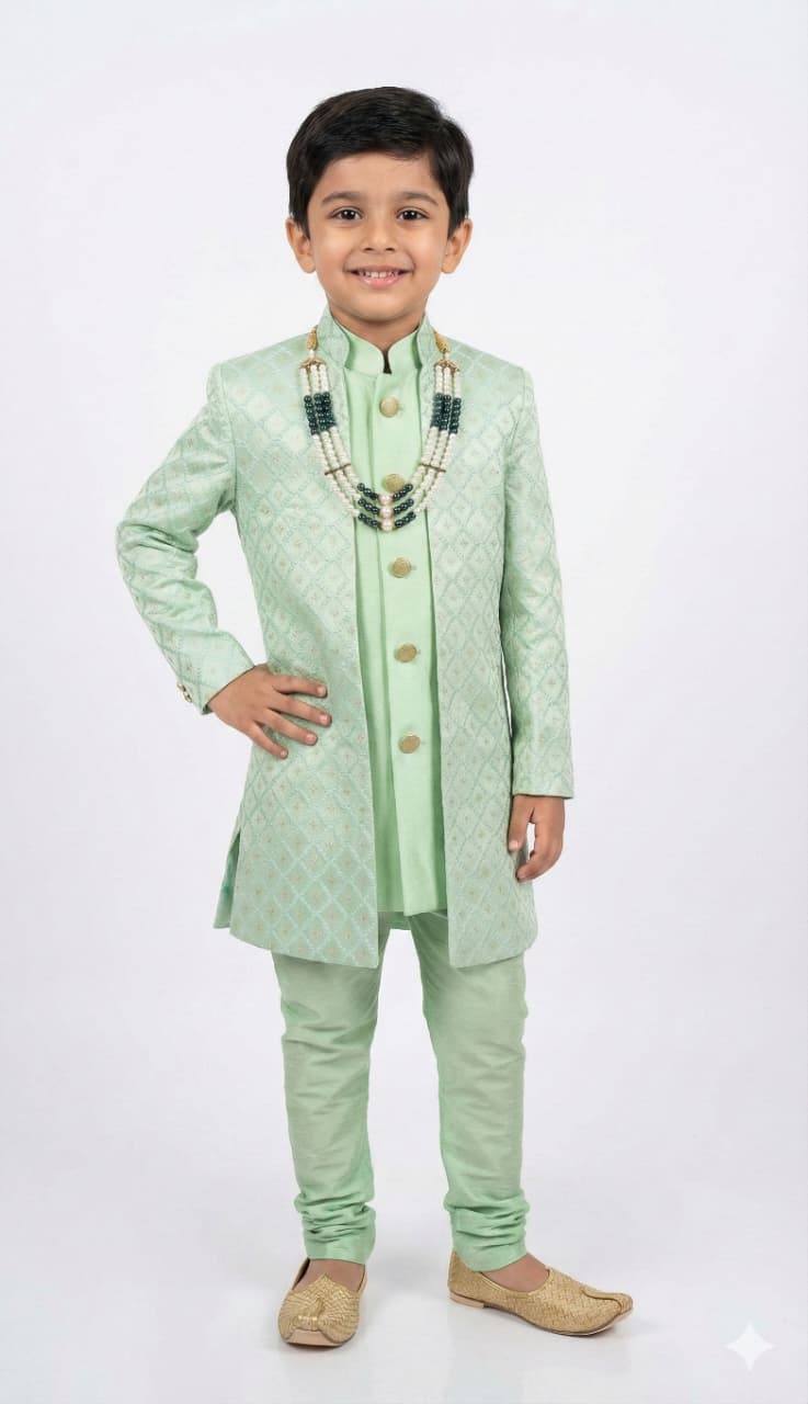 PISTA JACQUARD OPEN INDOWESTERN WITH COTY PANT