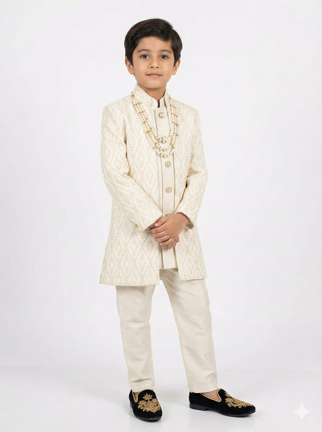 FONE JACQUARD OPEN INDOWESTERN WITH COTY PANT